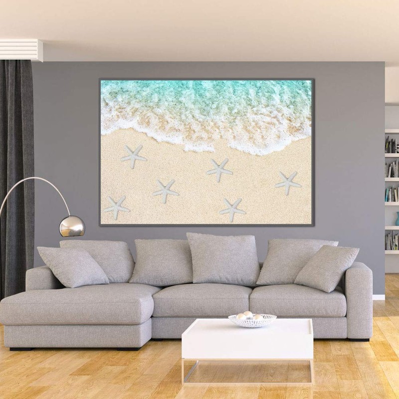 CODIRATO Pack of 15 Large Decorative Starfish Aquarium Starfish Resin