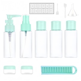 Travel Bottles Kit for Toiletries Trial Size Empty Bottles Set Toiletry Dispenser Bottle Leak Proof Bottles for Journey Business Trip Hotel Camping