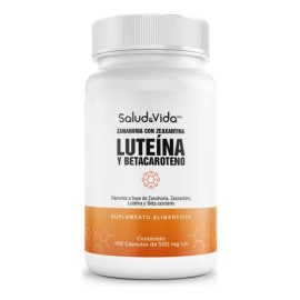 Luteína 20 mg Con Zeaxantina 800mcg - Alta concentración - Una al Día - 100 Cápsulas - Antioxidante Natural para el Ojo - S&V - Sin Gluten y Sin OMG
