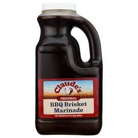 Claudes Brisket Marinade Sauce - BBQ Sauce, Meat Tenderizer, Steak Sauce (64 FL Oz)