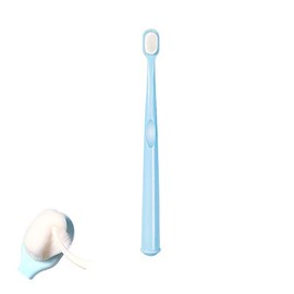 KnocKconK Cat Toothbrush with Mini Soft Head, Pet Teeth Deep Clean Dense Brush, Safe and Effective Oral Care, Small Dog Tooth Brush Away Bad Breath(Pink, Blue)