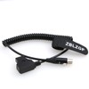 ZBLZGP D-tap to Mini 4 Pin XLR Female Power Cable