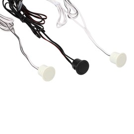 12V 24V 4A LED Touch Dimmer Recessed with Cable DC Jack 5.5x2.1mm, Control Lighting with Memory Function (White)