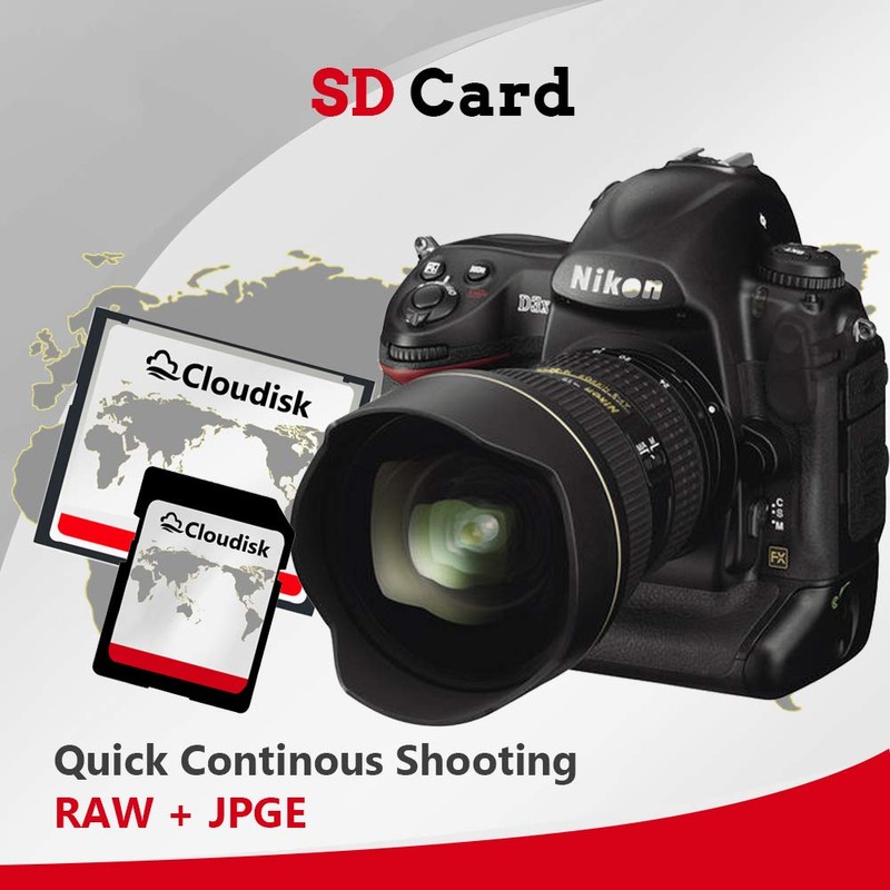 Cloudisk SD Card 2GB Class 4 Flash Card 2G SLC