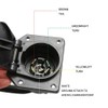 Anxingo 56038366AB Trailer Wiring Adapter Connector, Replacement for Chrysler Replacement