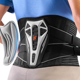 SueStar Back Support with 3D Support Pad, back brace lower back support