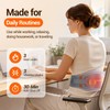 Comfytemp Cordless Heat Pad for Lower Back with Massager, Heated