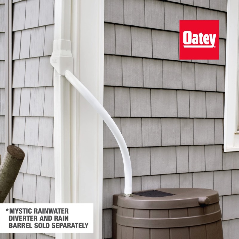 Oatey 14214 Mystic Rainwater Collection System, Hose and Plug