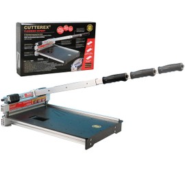 CUTTEREX Heavy Duty 13" Professional Laminate Floor Cutter, Vinyl Floor Cutter, Multi-layer Flooring, Parquet, Fiber Cement Wall Panels, Rubber Concave Base, LVT, VCT, SPC, PVC, LVP, WPC, Vinyl Plank
