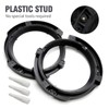 Hoypeyfiy 7 Inch Round Headlight Mounting Retaining Bracket Ring Set