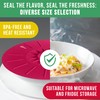 Silicone Lids for Food Storage - 5 Pack - 5