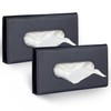 Langmeil Car Tissue Holder, 2 Pack Sun Visor Napkin Holder,
