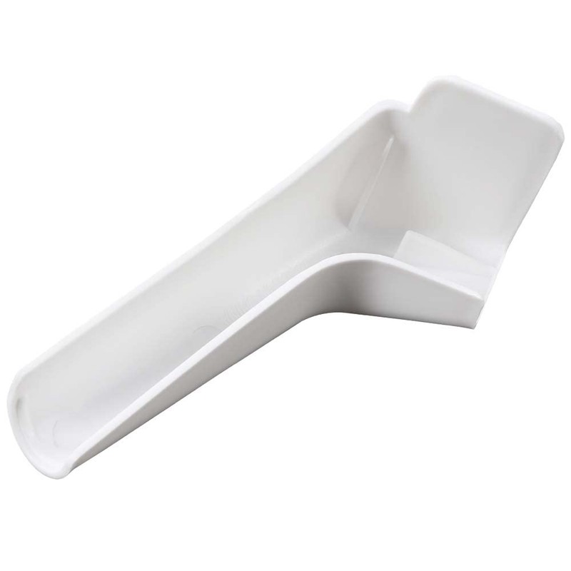 CHEDA Rain Gutter Spout Long Version Trailer MH/RV White Long