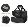 Trunab Reusable 6 Cups Drink Carrier for Delivery with Adjustable