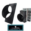Antminer Dual 120mm to 6 Inch Split Fan Shroud Silencer
