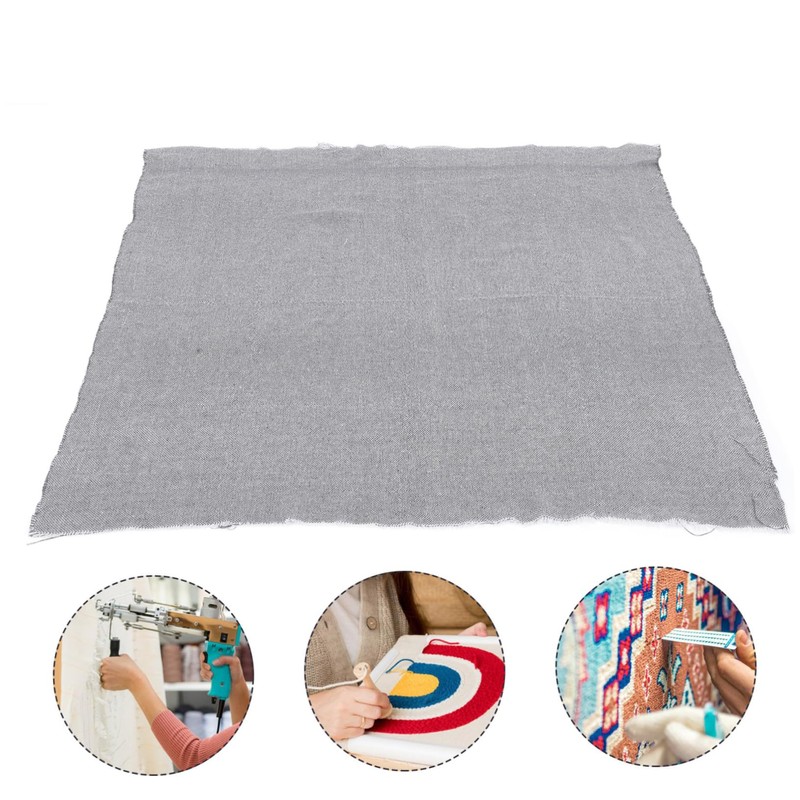 IWOWHERO Rug Backing Fabric Non Slip Tufting Cloth for DIY