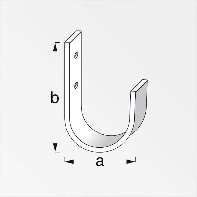 OrgaTech Universal Hook Flat 110 x 70 mm Device Holder