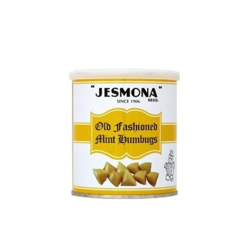 Jesmona Old Fashioned Mint Humbugs | Hard Boiled Candy with