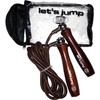 BAY® LETS JUMP 0.8 cm Thick Professional Leather Skipping Rope