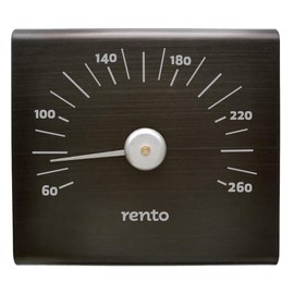 Rento Aluminum Sauna Thermometer (Fahrenheit)