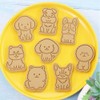 8 Pieces Cute Puppy Cookie Moulds For Baking Puppy Cookie