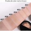 Base de maquillaje en polvo horneado, correctora y con control