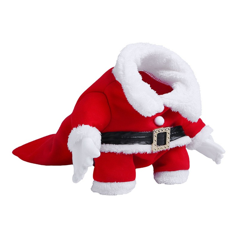 Dog Christmas Costumes Red Color Multifunctional Cute Dog Santa Suit
