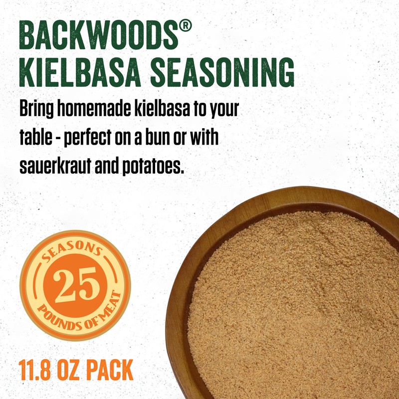 LEM Products Backwoods Kielbasa Fresh Sausage Seasoning, Ideal for Wild