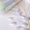 ANGGREK Polvo Holográfico para Uñas Aurora, Polvo con Efecto Espejo
