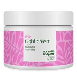 Night Cream with Vitamin B12 - For Mature Skin with Wrinkles and Uneven Skin Tone - With Vitamin B12, Bakuchiol, Niacinamide and Antioxidants