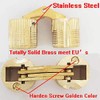 TOOLSTAR Barrel Hinge, 180° Opening Angle, Brass Hidden Hinge, Invisible