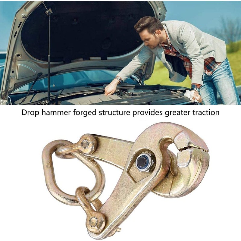 3 Ton Self-Tightening Scissor Clamp Serrated Jaw Puller - Auto