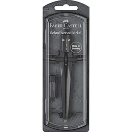 Faber-Castell Stream Quick Set Brújula - Piedra Negra, 174530