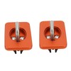 2pcs Stainless Steel Bull Ring Truck Bed Side Tie Down