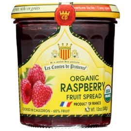LES COMTES DE PROVENCE Organic Raspberry Fruit Spread, 12 OZ
