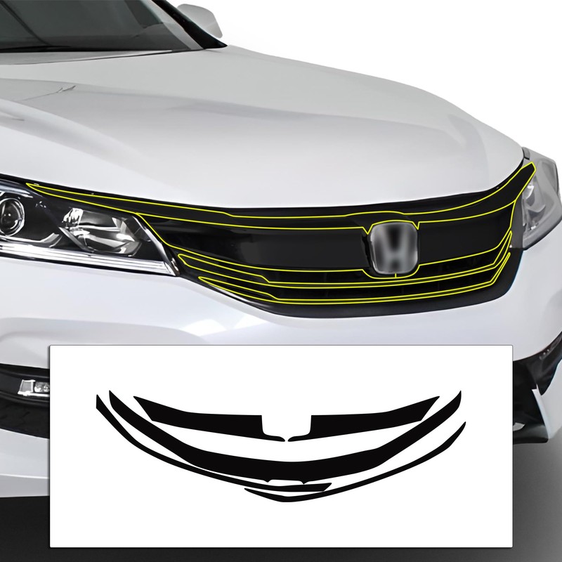 BOGAR TECH DESIGNS for Honda Accord 2016-2017 Front Chrome Delete