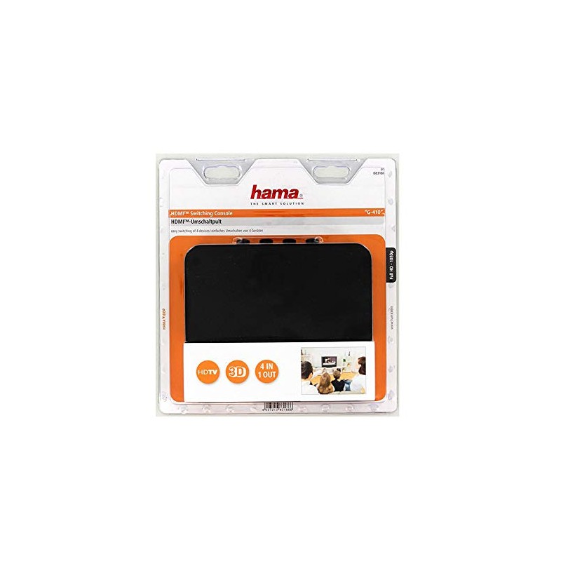 Hama G-410 4x1 HDMI Switcher Console