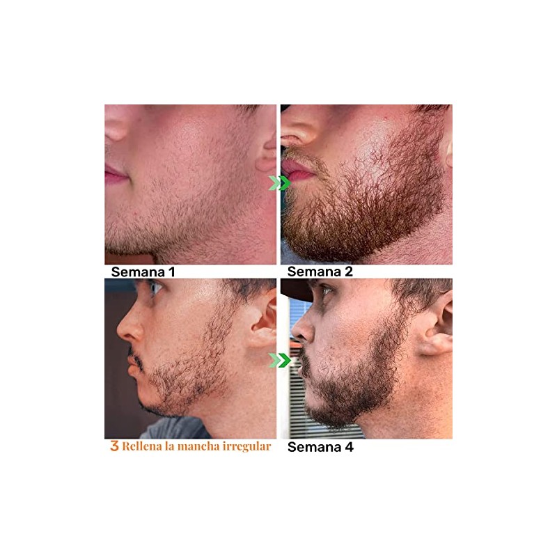 Shoonlo Barba Kit Cuidado, 8 en 1 Kit Barba Hombre