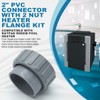 006723F, Connector Heater Flange with Nut Kits for Raypack Pool