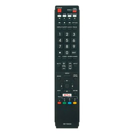 GB172WJSA Replaced Remote fit for Sharp TV LC-60TQ15U LC-70SQ17U LC-70SQ15U LC-70SQ10U LC-60SQ17U LC-60SQ15U LC-60SQ10U LC-70EQ10U LC-60EQ10U LC-70LE650U LC-70C6500U LC-60LE650U LC-60c6500U LC-90LE65