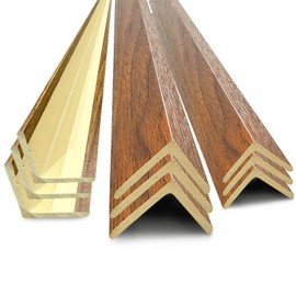 9Pcs 48" Wall Corner Protector,Peel and Stick Wall Corner Protector Guard Protection,Wood Grain Corner Trim for Door,Window Frames,Wooden Wall Edges(9Pcs-Walnut)