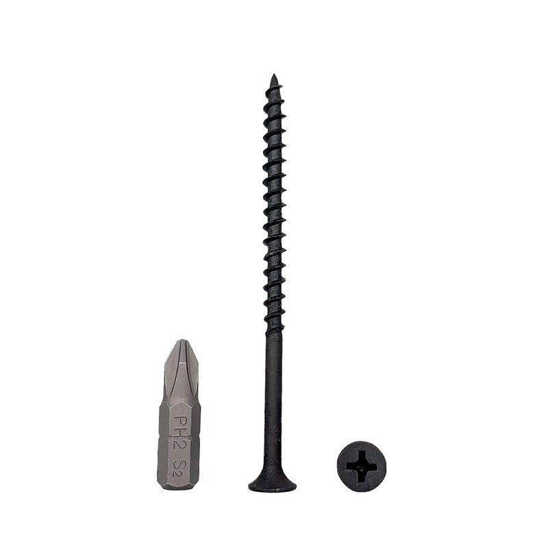 (Pack of 50) Black Phosphate Carbon Steel 4.2 x 75mm