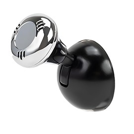 UHANBUT Car Joystick Starter, Metal Vehicle Push to Start Button Rocker, Auto Engine One-Touch Start Stop Button Cover, Cool Automotive Interior Decorative Ignition Accessory for Most Cars (Silver)