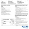 Plumb Pak PP940W PlumPak P-Trap, 1-1/4 X 1-1/2 in, Plastic,