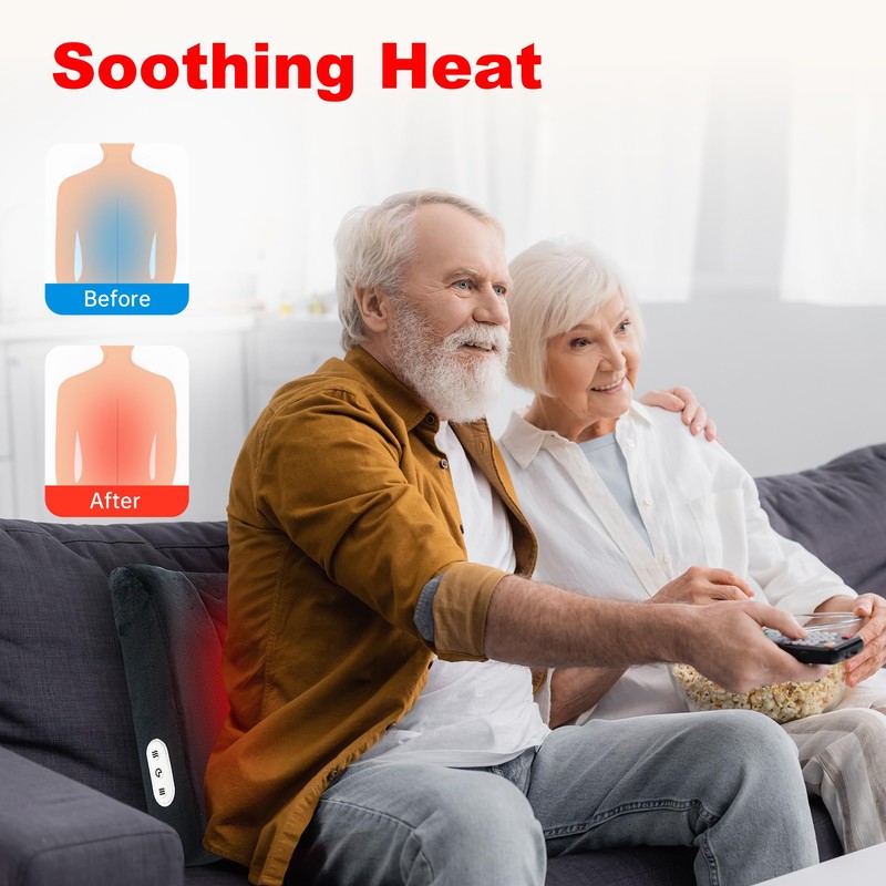 CILI Lumbar Support Pillow for Office Chair, Heated Back Support