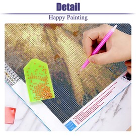 STGLCR Angel 5D Diamond Painting Kits for Adults Beginners,DIY Diamond Art Kit Full Round Drill,Paint by Diamonds Dot Gem Arts and Crafts Crystal Sets,Home Wall Decor 12x12inch