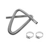 FarBoat 1Pcs Generator Muffler Silencer Kit Stainless Steel Diesel Heater
