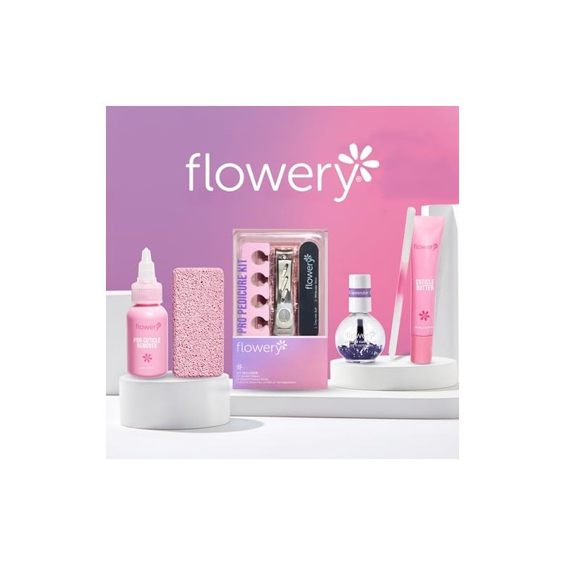Flowery Diamond White Pro Artificial Nail File, Durable, Professional-Grade File