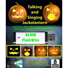 The Talking and Singing Jackolantern  USB Thumb Drive, Flash Drive