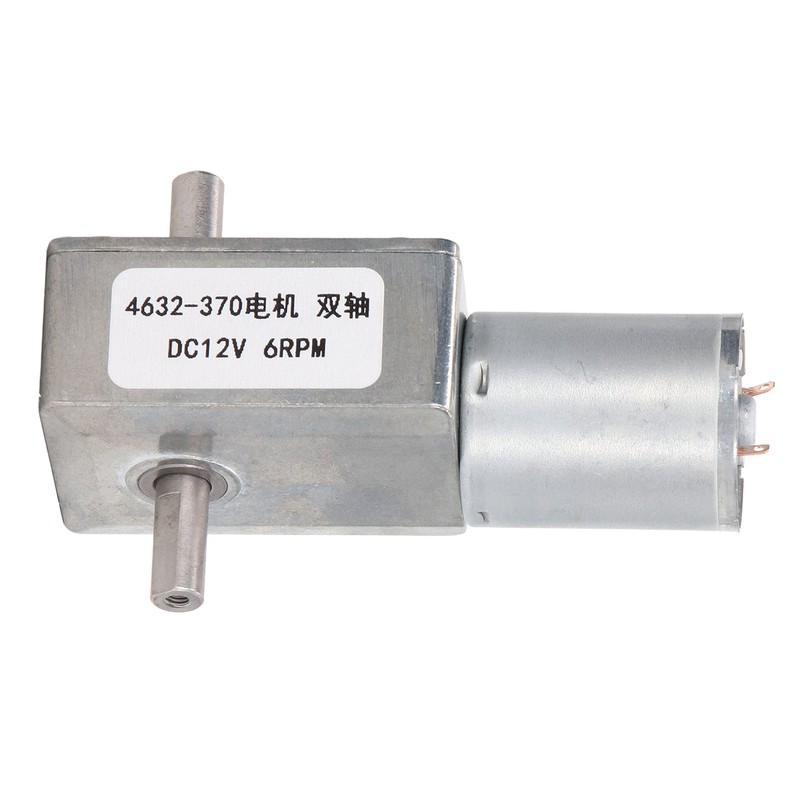 Turbo Worm Geared Motor 2 Shaft High Torsion Micro Gearbox
